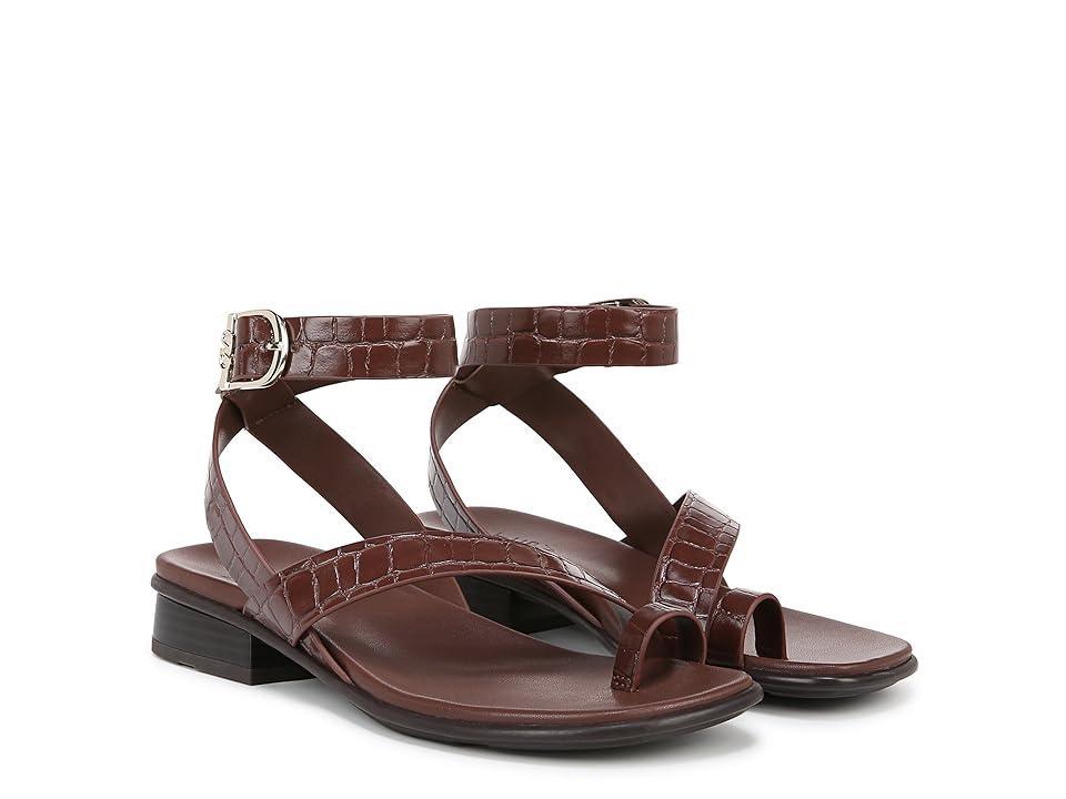 Naturalizer Birch Ankle Straps (Cappuccino Croco Faux Leather) Women's Sandals Product Image