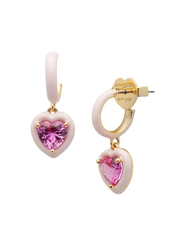 kate spade new york Sweetheart Huggie Hoop Earrings Product Image