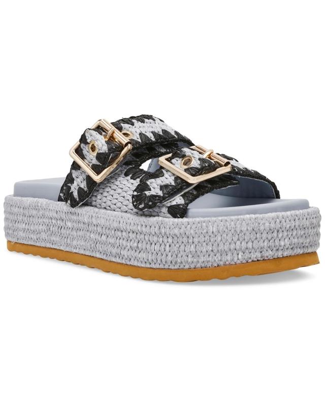 Steve Madden Womens Karrigan Platform Footbed Sandals Product Image