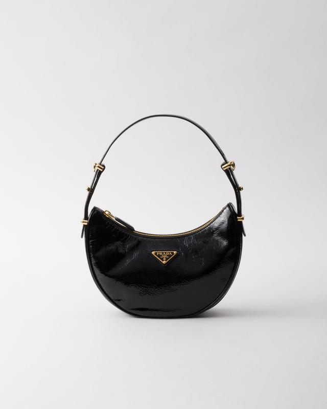 Prada Arqué naplak patent leather shoulder bag Product Image