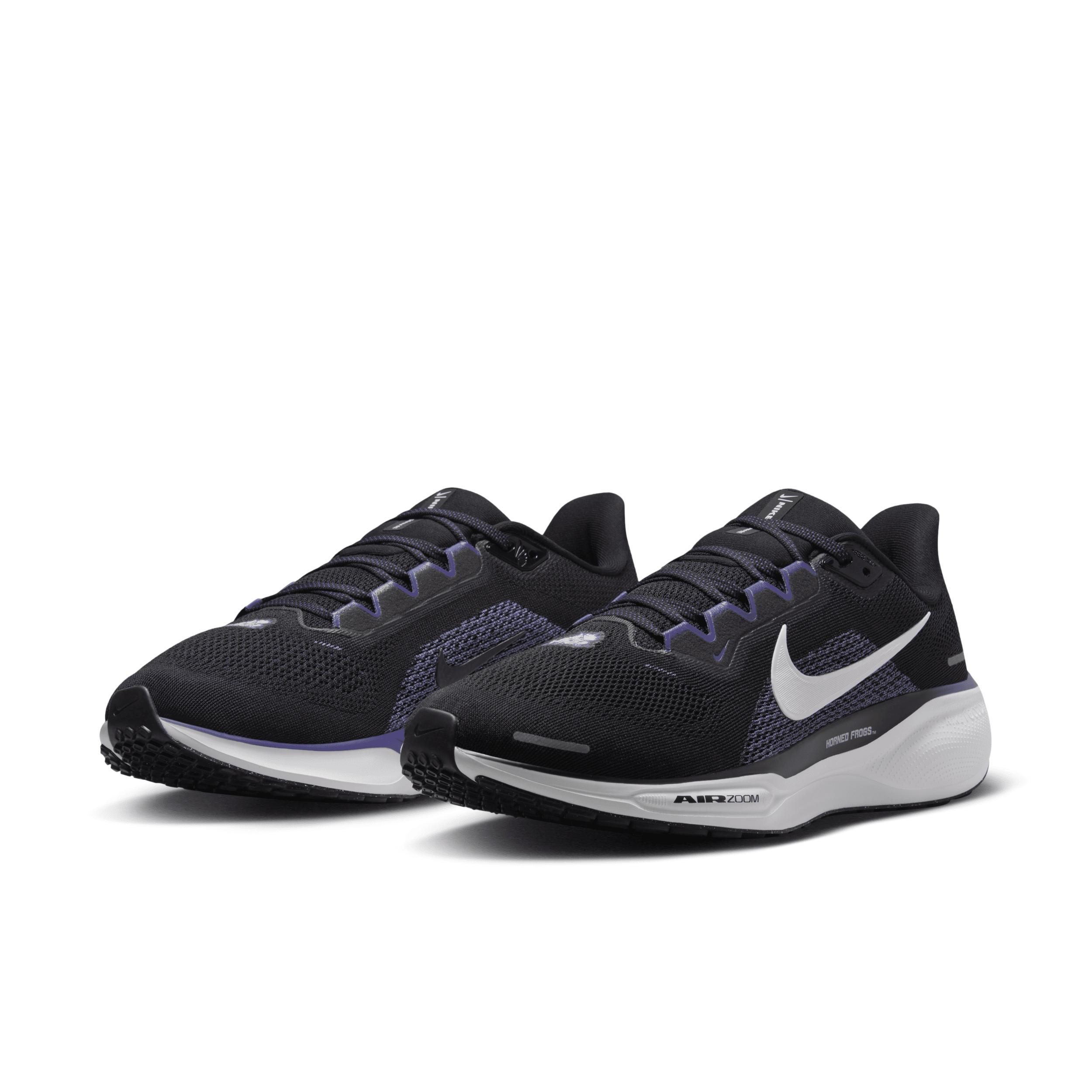 TCU Pegasus 1 Nike Men's College Road Running Shoes Product Image