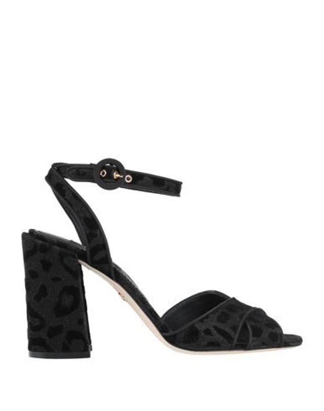 DOLCE & GABBANA Sandals In Black Product Image