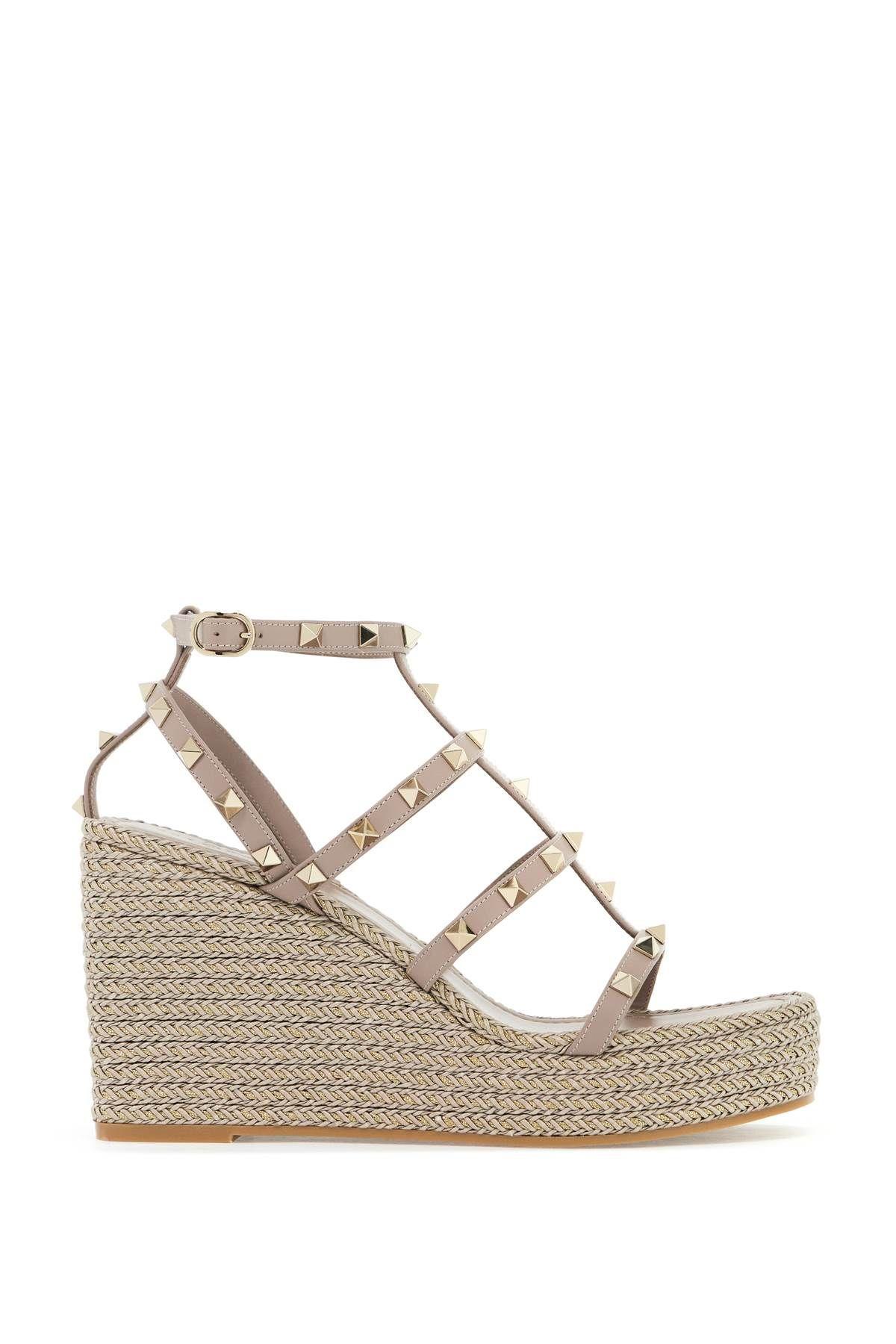 Rockstud Wedge Sand In Multicolor Product Image