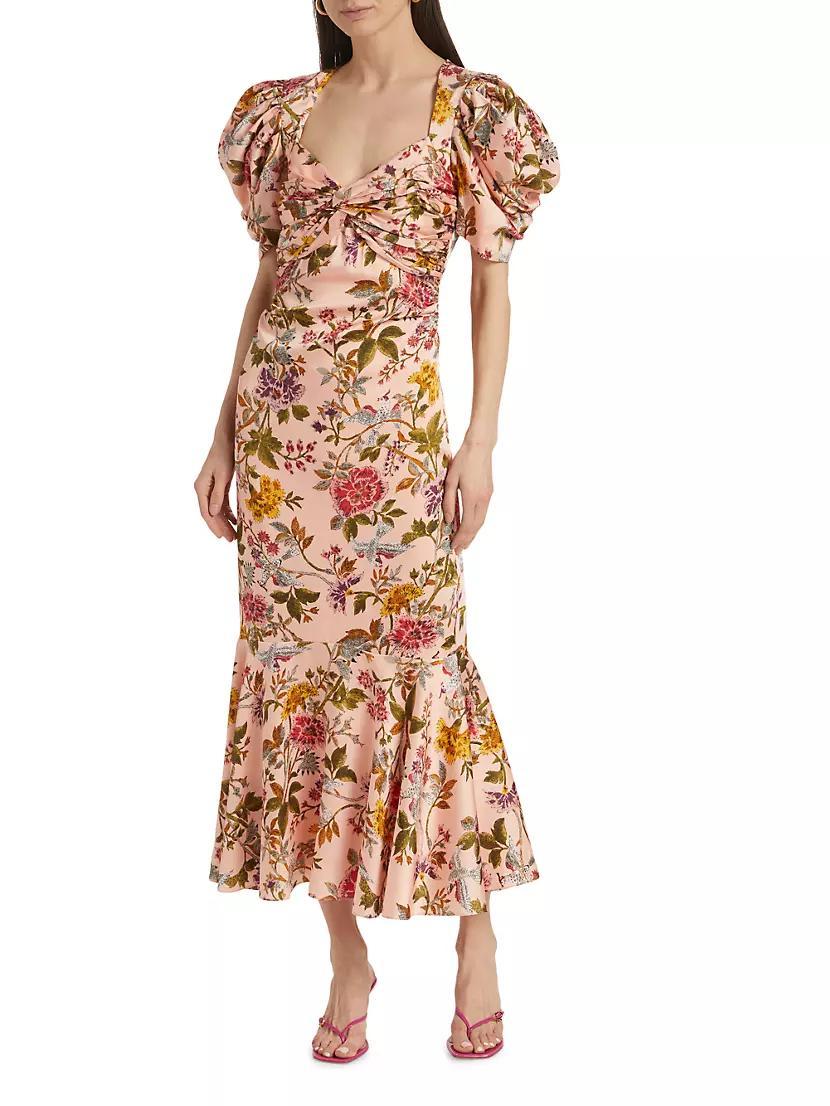 Wilma Floral Midi-Dress Product Image