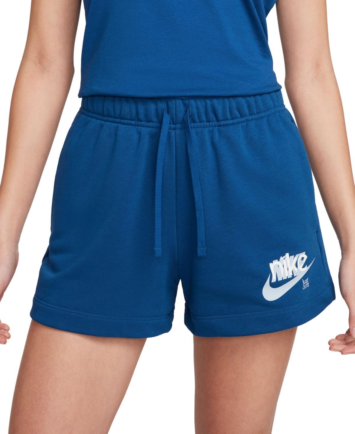 Women's Sportswear Club French Terry Graphic Fleece Shorts Product Image