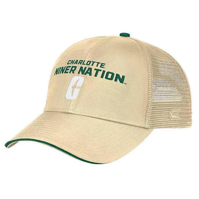 Mens Colosseum Gold Charlotte 49ers Wyatt Adjustable Hat Product Image