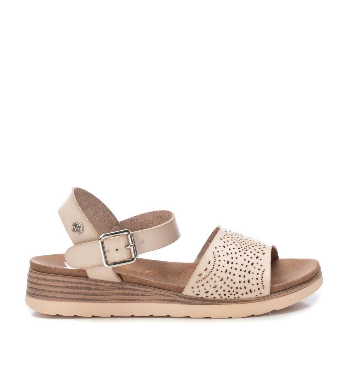 Xti Womens Flat Sandals Beige Product Image