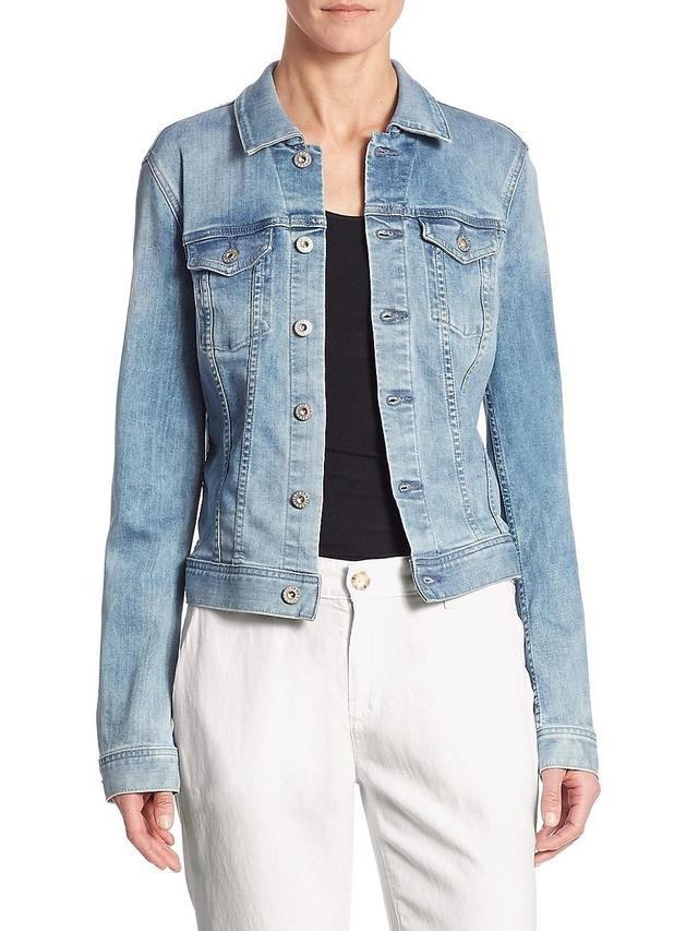 Womens Robyn Denim Light Wash Jacket Product Image