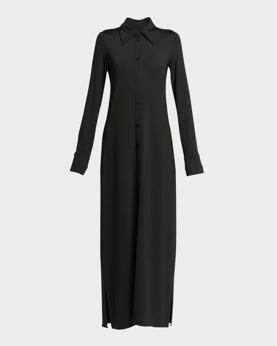 Long-Sleeve Maxi Shirtdress product image