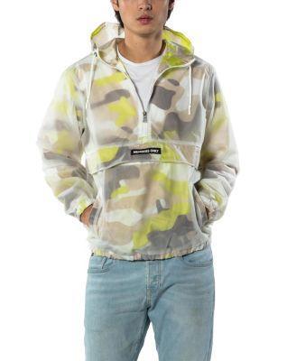 Men's Translucent Camo Print Popover Jacket Product Image