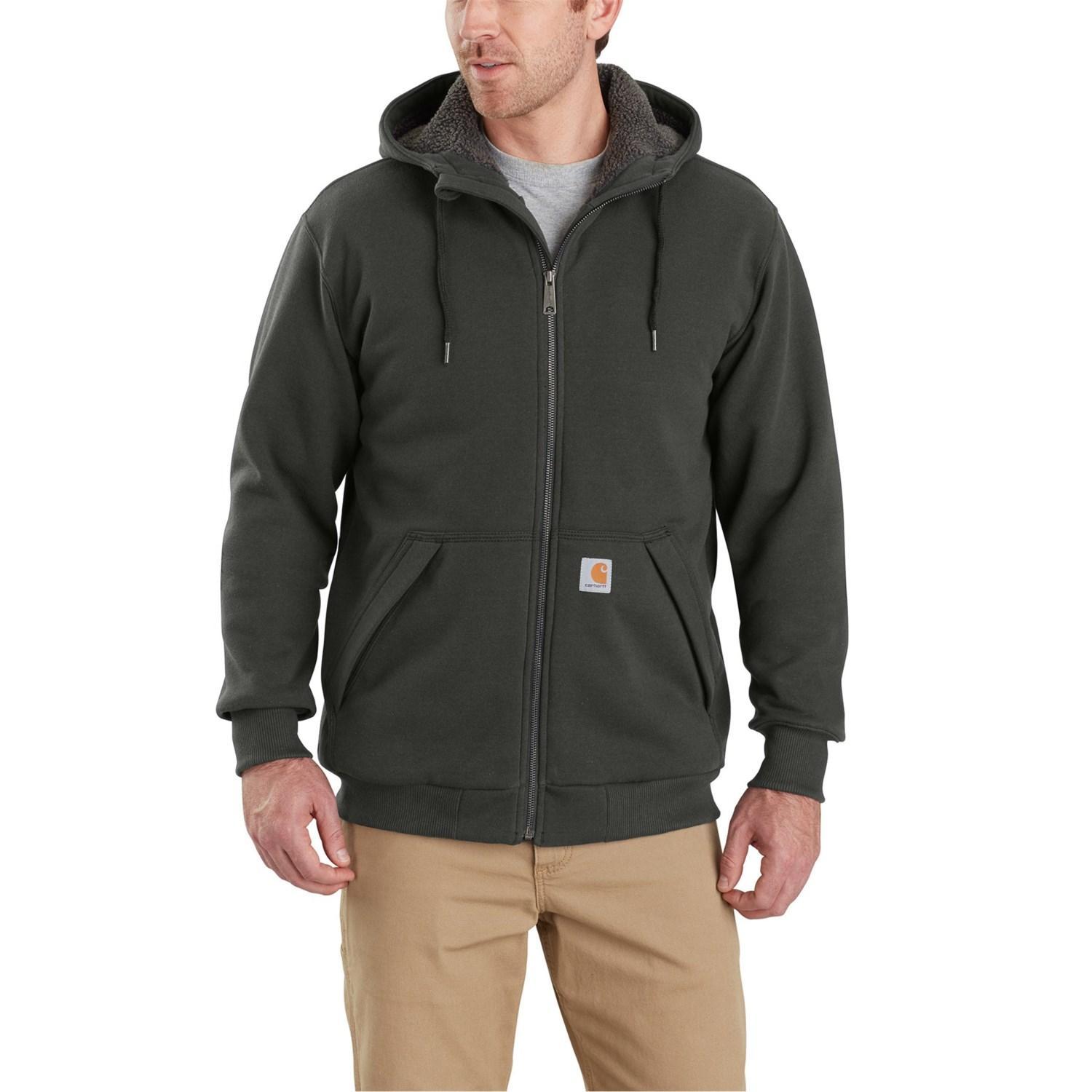 Carhartt 103308 Big and Tall Rain Defender® Midweight Hoodie - Sherpa Lined, Factory Seconds Product Image