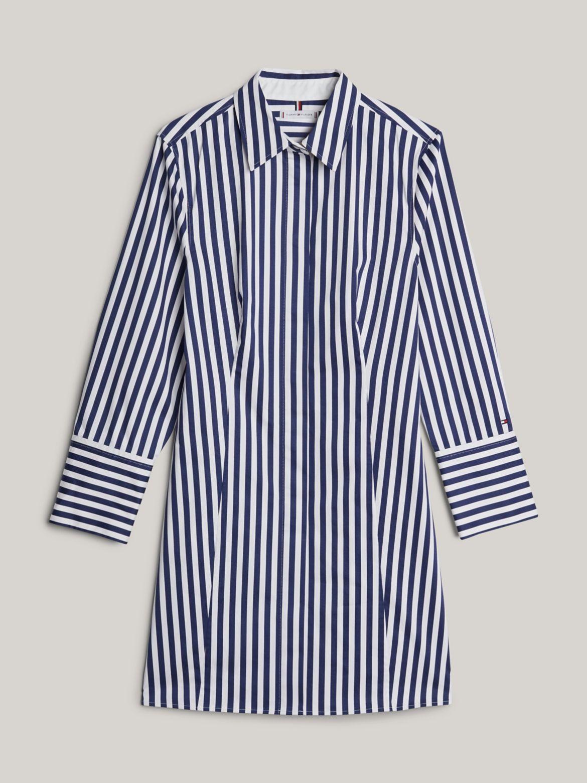 Tommy Hilfiger Women's Banker Stripe Mini Shirtdress Product Image