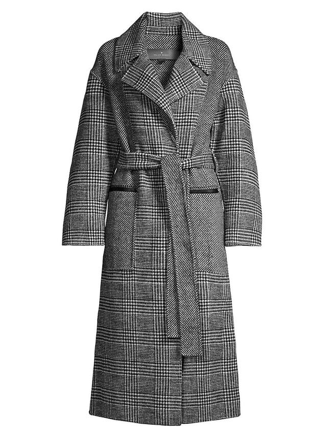 Womens Kate Tweed Wrap Coat Product Image