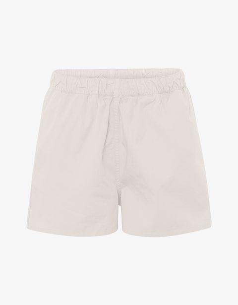 Women Organic Twill Shorts - Ivory White Product Image