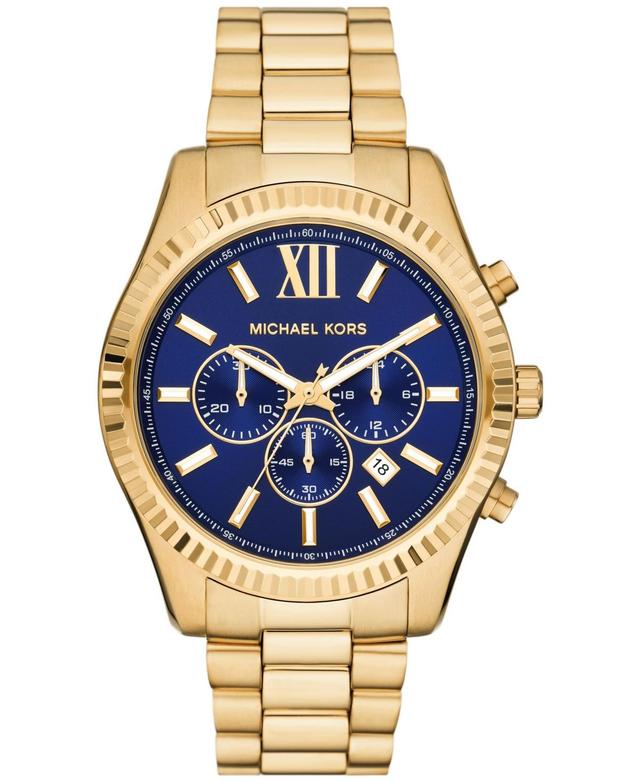 Men's Lexington Chronograph Gold-Tone Stainless Steel Watch 44mm Product Image