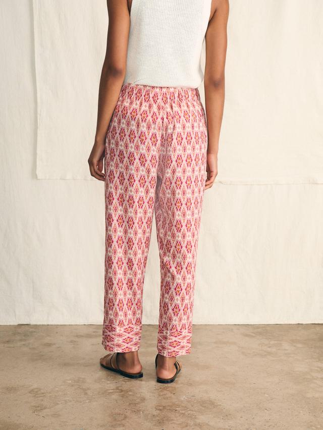 Pacific Beach Linen Pant - Clara Ikat Female Product Image