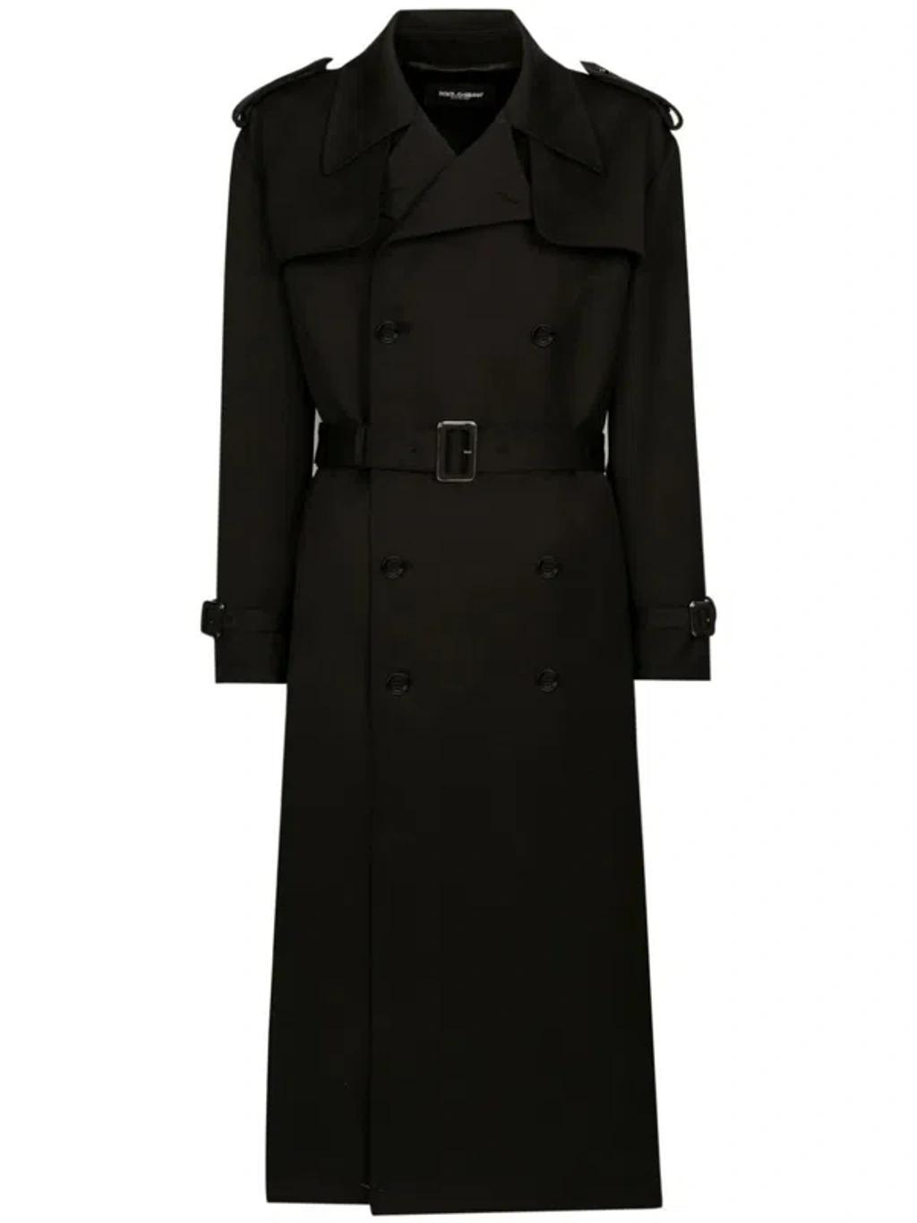 Klassischer Trenchcoat In Black Product Image