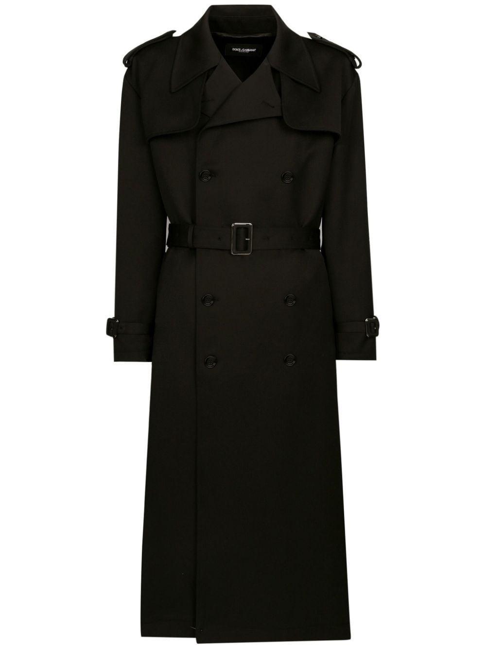 Klassischer Trenchcoat In Black Product Image