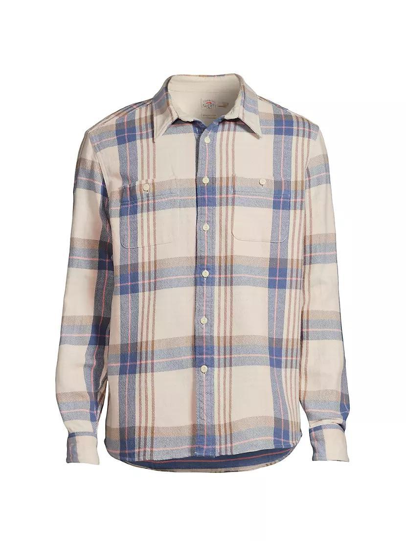 The Surf Plaid Cotton Flannel Shirt Product Image