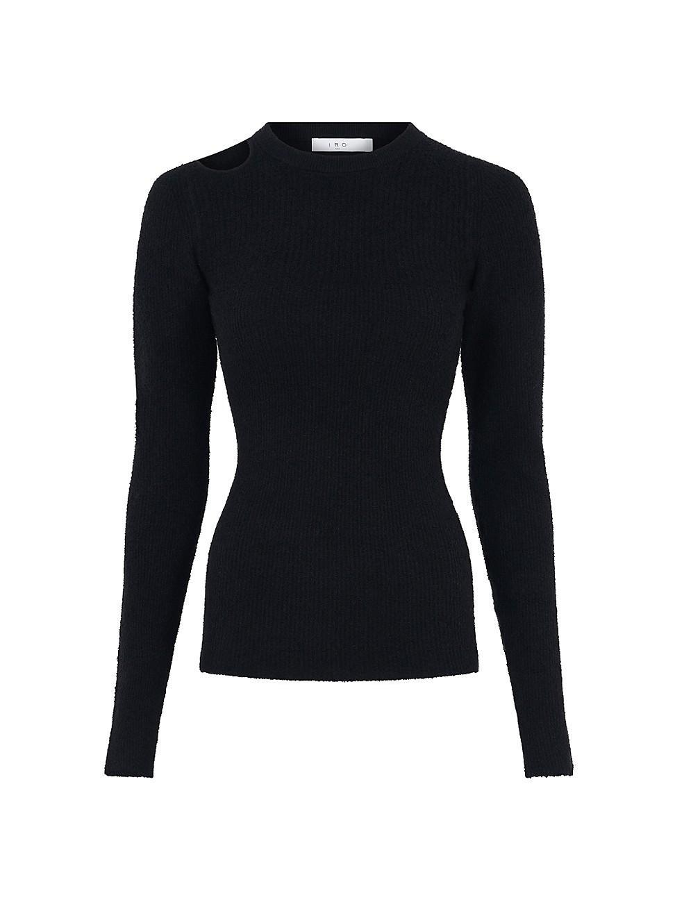 Womens Baiyo Cut-Out Ribbed Sweater Product Image