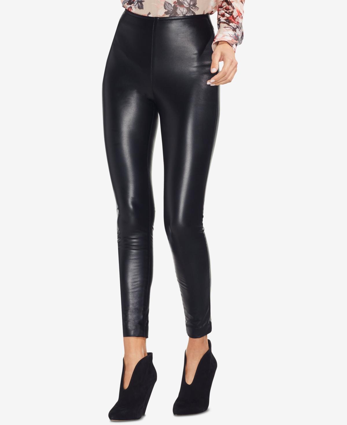 Vince Camuto Faux Leather Leggings in Rich Black at Nordstrom, Size Large Product Image