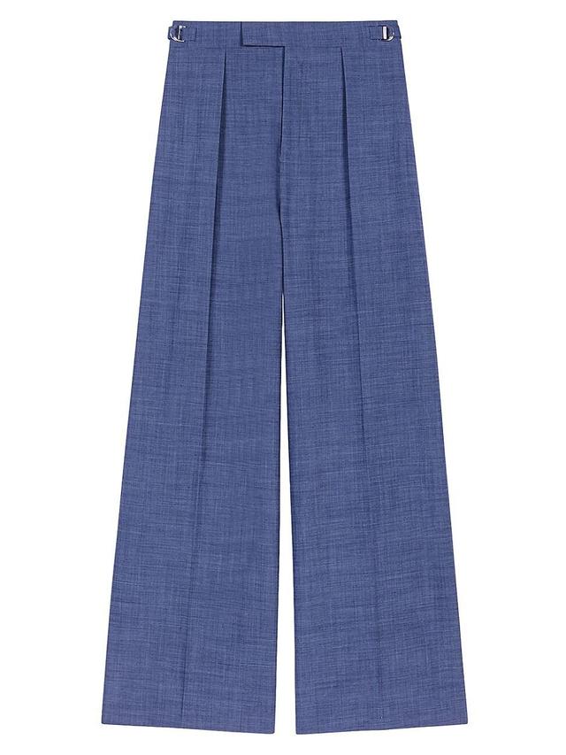 Womens Wide-Leg Trousers Product Image