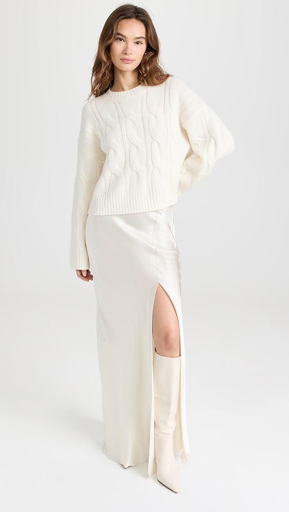 Sablyn Cable Knit Cashmere Sweater | Shopbop Product Image