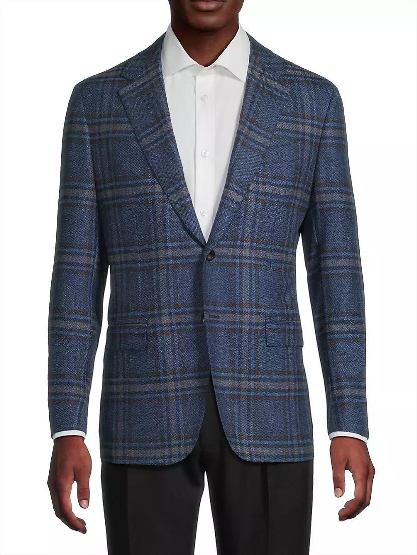 Windowpane Wool Sport Jacket Product Image