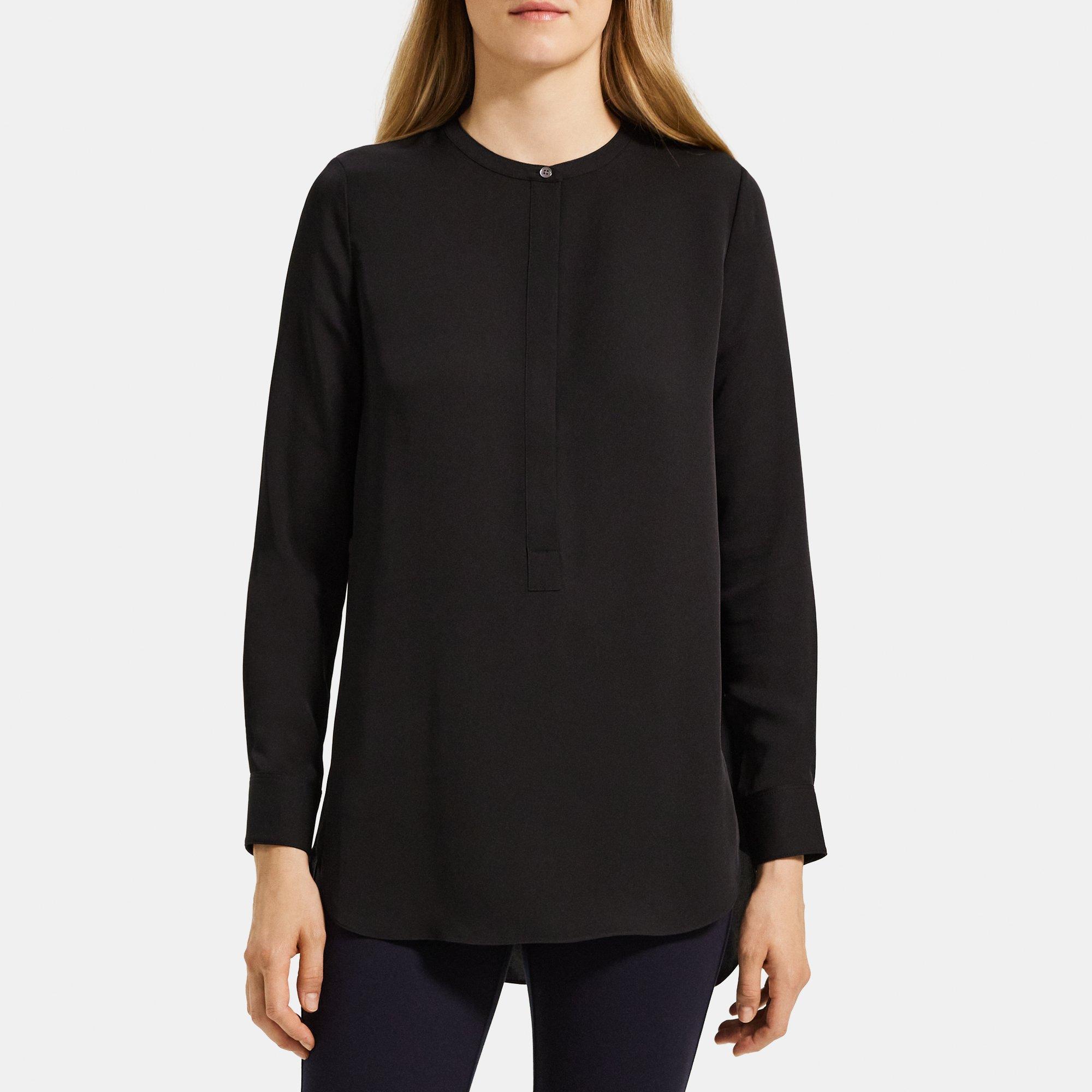 Silk Popover Blouse | Theory product image