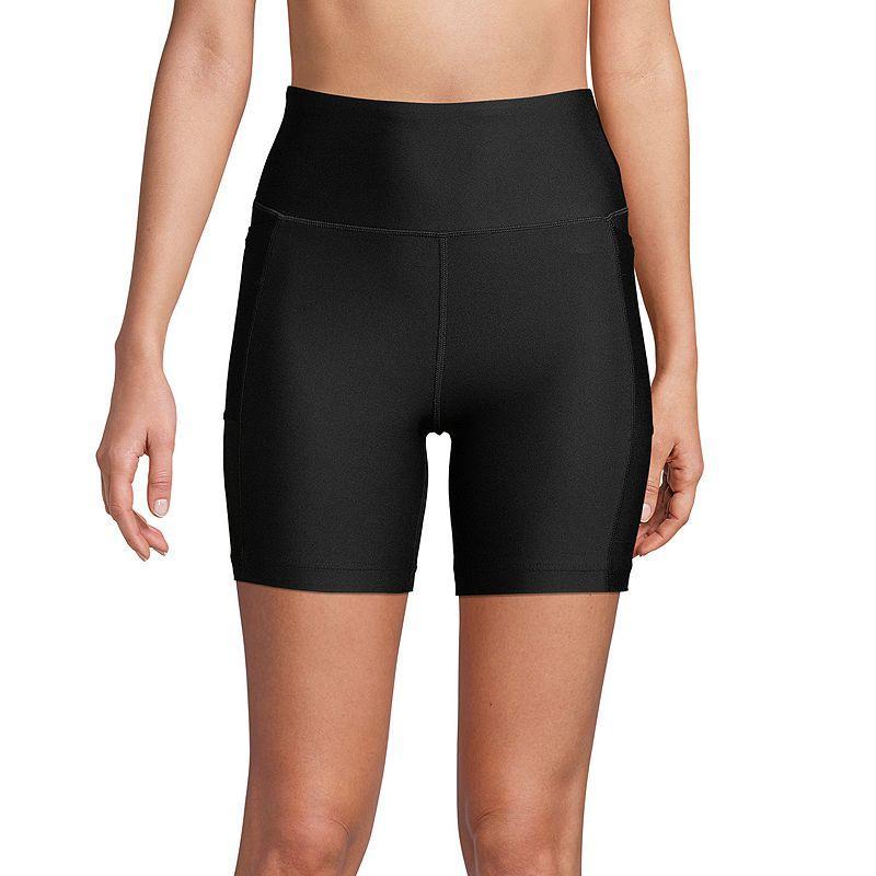 Womens Lands End 6 Chlorine-Resistant UPF 50 Swim Shorts Product Image