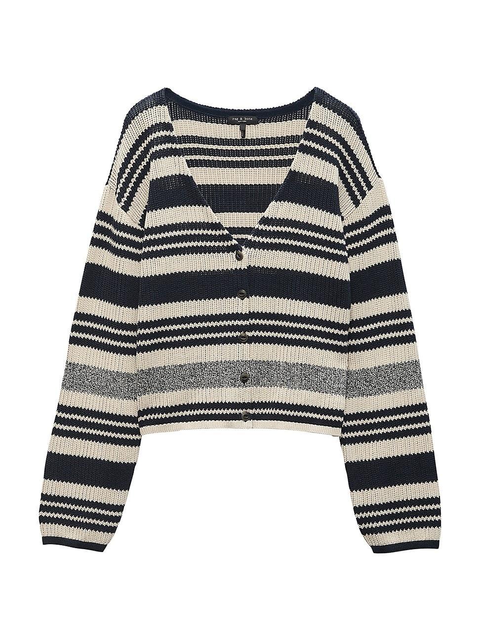 Womens Cyrus Stripe Cardigan Product Image