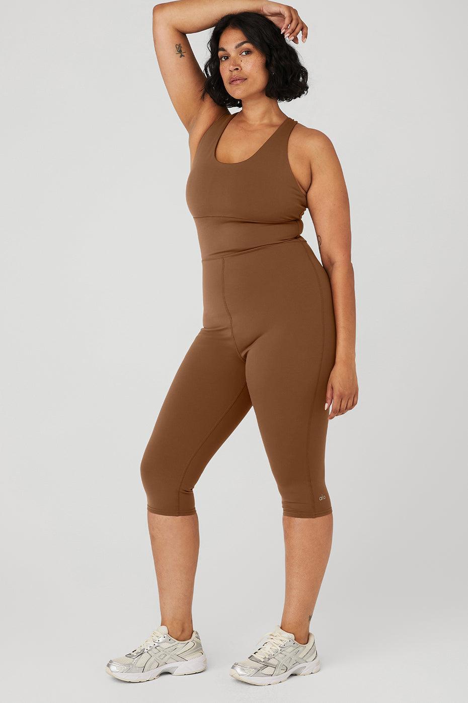 Airbrush Physique Onesie - Cinnamon Brown Product Image