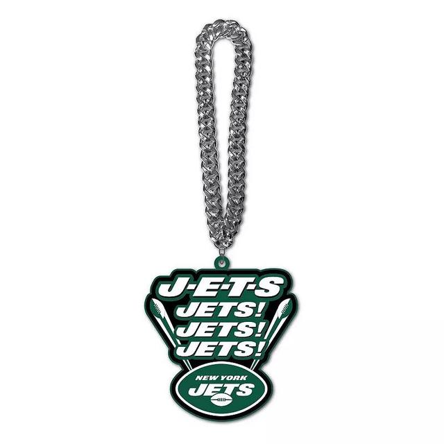 MOJO New York Jets Slogan Fan Chain Necklace, Mens, Green Product Image