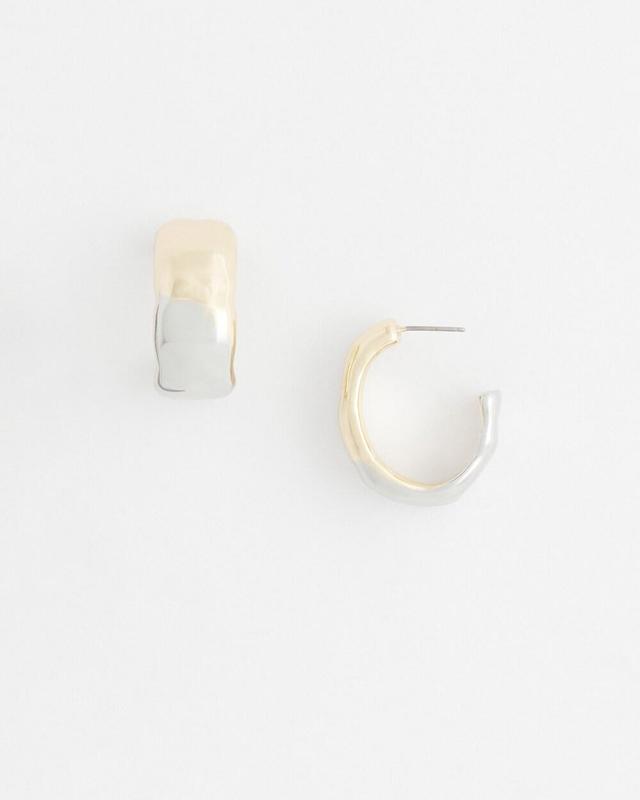 Mixed Metal Hoop Earring   Chico's - Mixed Metals - Women Product Image