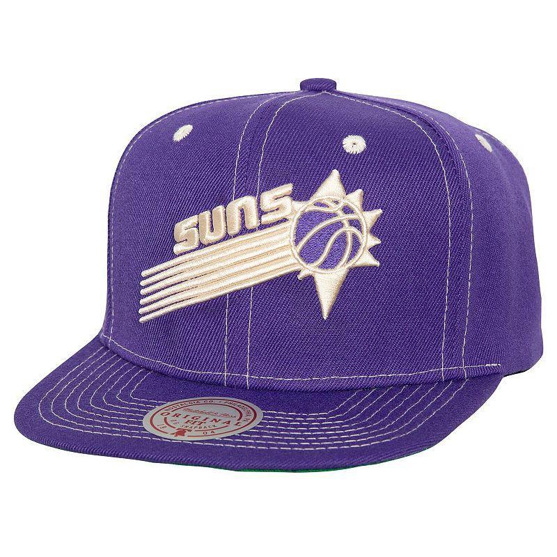 Mens Mitchell & Ness Purple Phoenix Suns Energy Contrast Snapback Hat Product Image