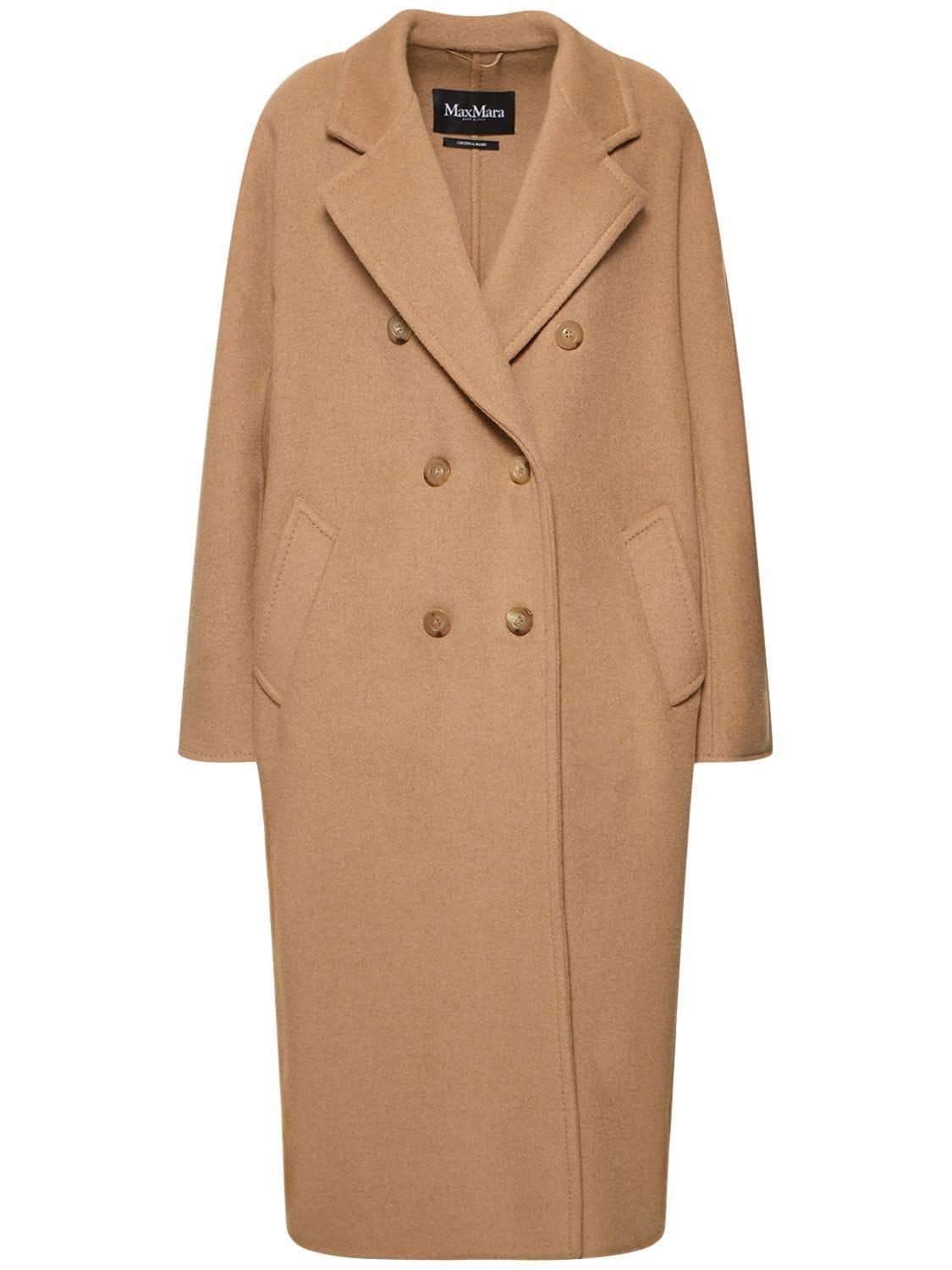 Madame Coat Camel In Beige Product Image