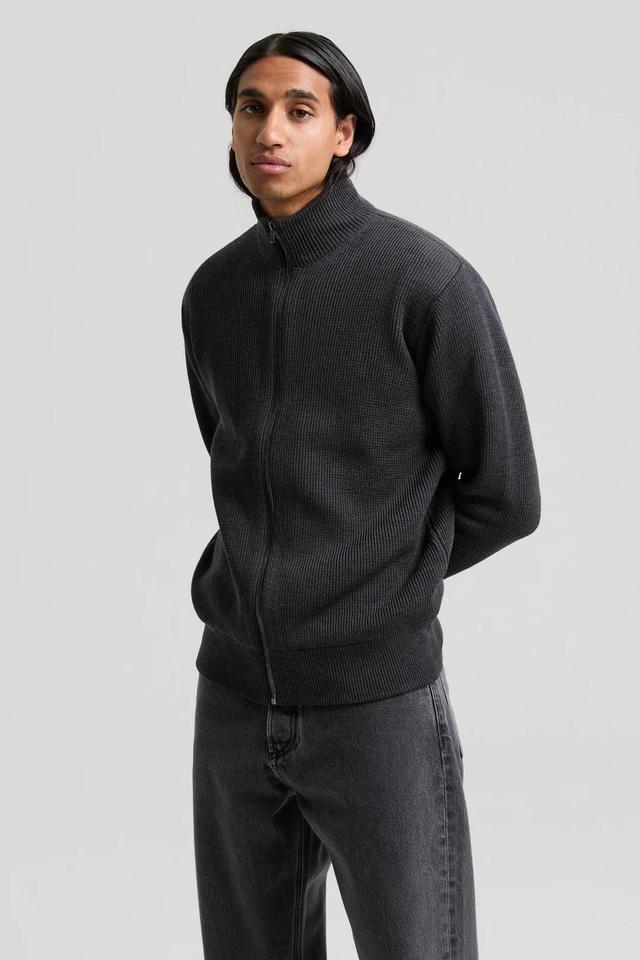 The Merino Zip Cardigan Product Image