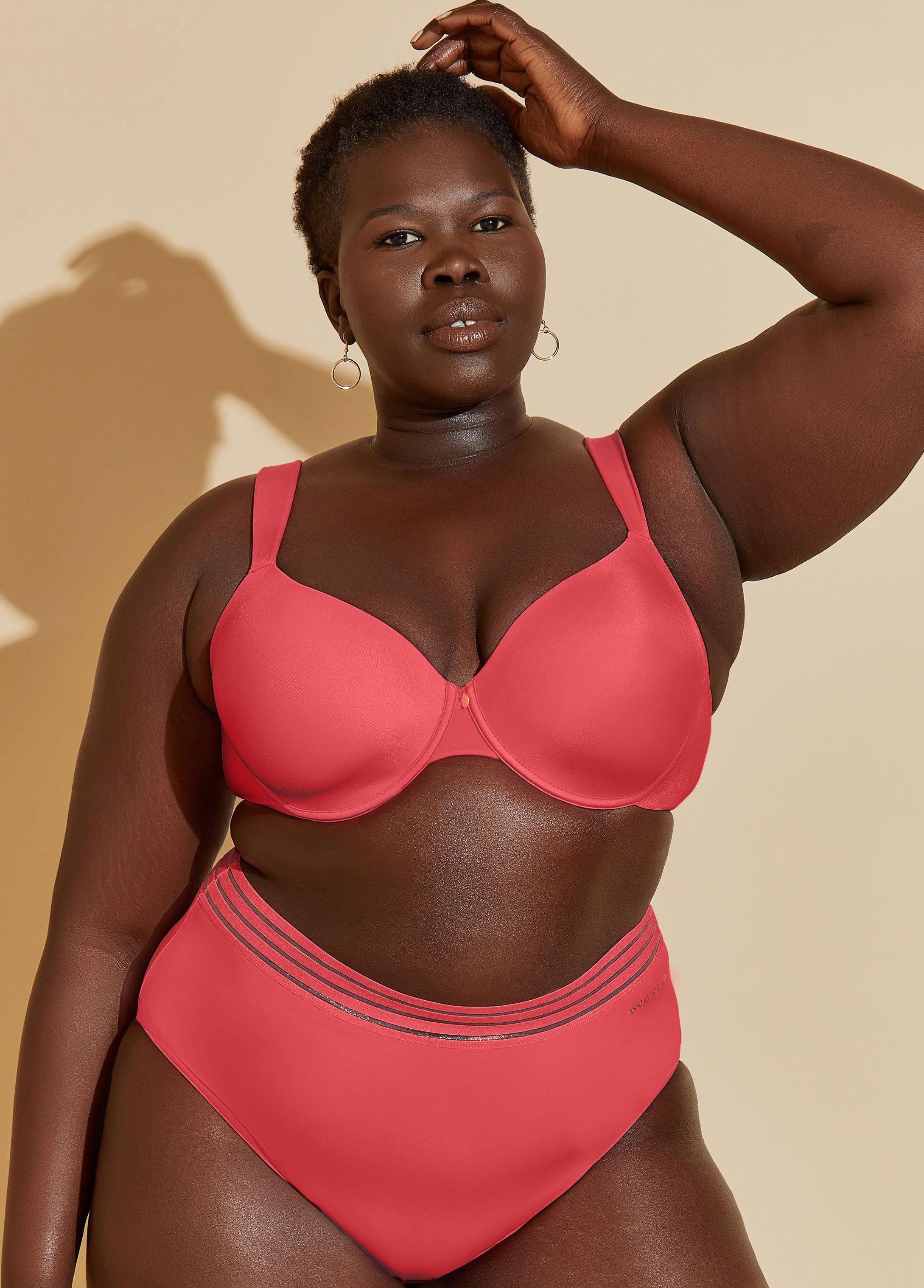 Plus Size Micro Underwired T Shirt Bra Ashley Stewart Product Image