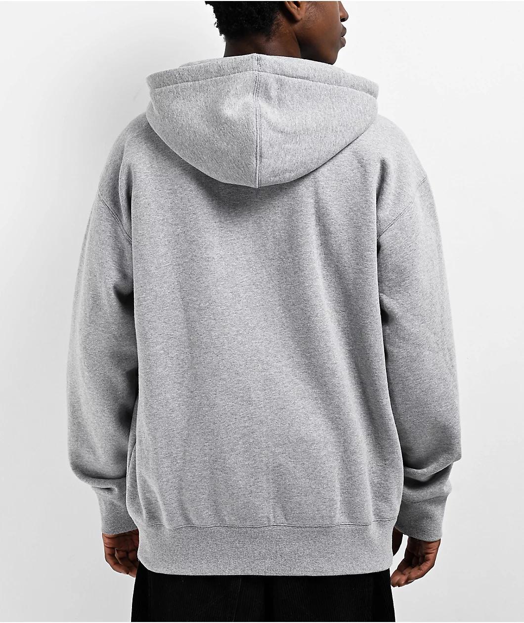 Empyre Cage Grey Zip Hoodie Product Image