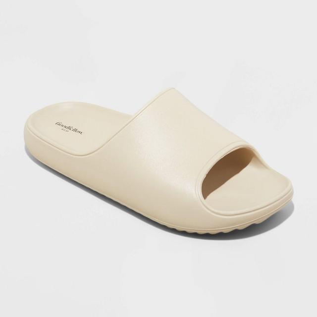Mens Joshua Slide Sandals - Goodfellow & Co Tan 7 Product Image