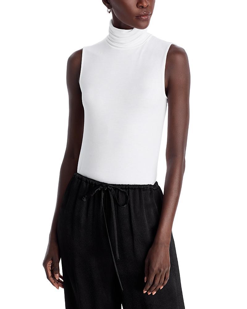 Womens Soft Touch Sleeveless Turtleneck Product Image