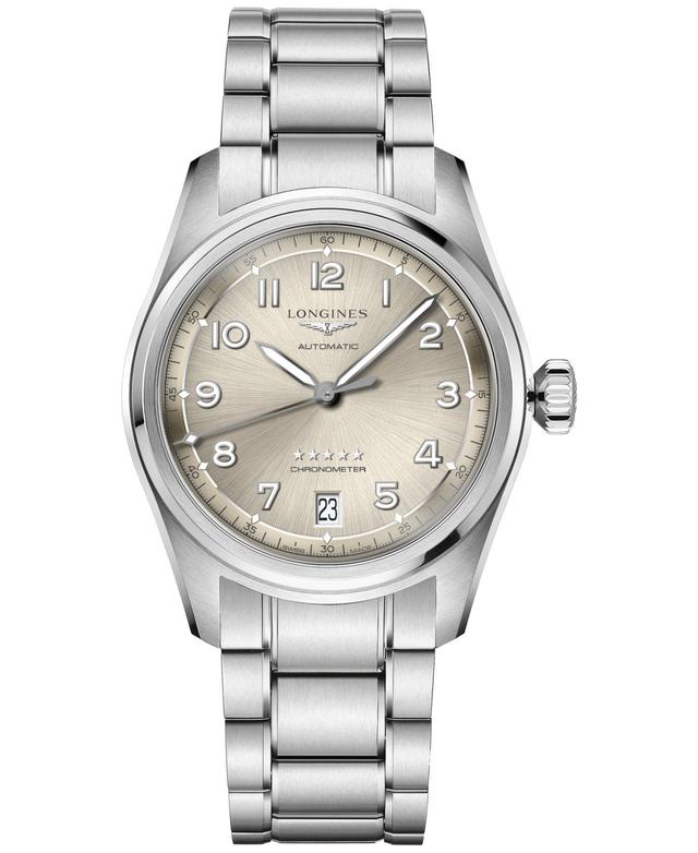 Longines Womens Swiss Automatic Spirit Chronometer Stainless Steel Bracelet Watch 37mm Product Image