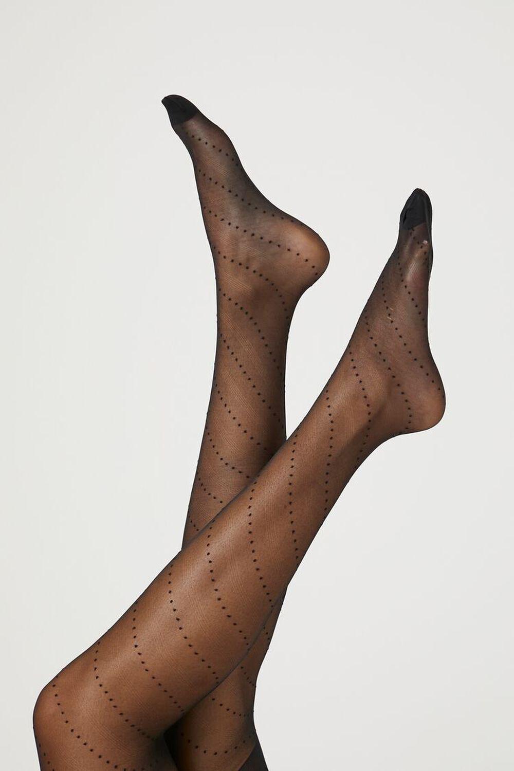 Sheer Dotted Tights | Forever 21 Product Image