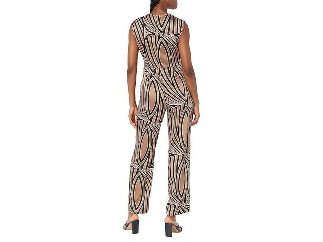 MANGO Sleeveless Wrap Front Jumpsuit Product Image