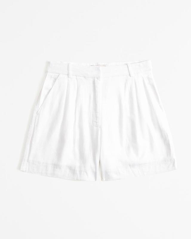 A&F Sloane Tailored Linen-Blend Short Product Image