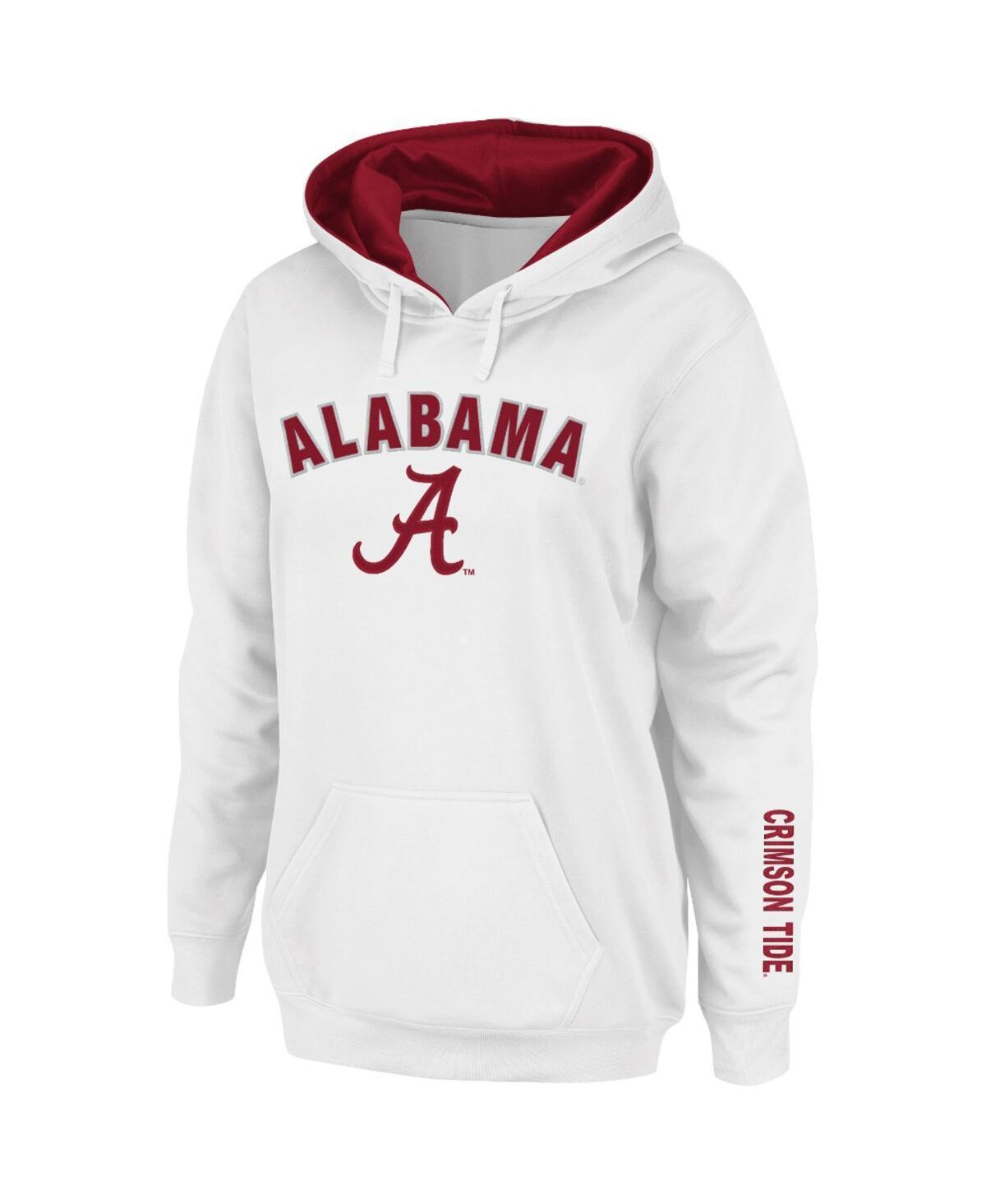 Womens Alabama Crimson Tide Arch & Logo 1 Pullover Hoodie Product Image