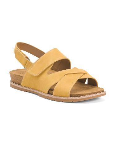 Genata Leather Comfort Sandals for Women Product Image