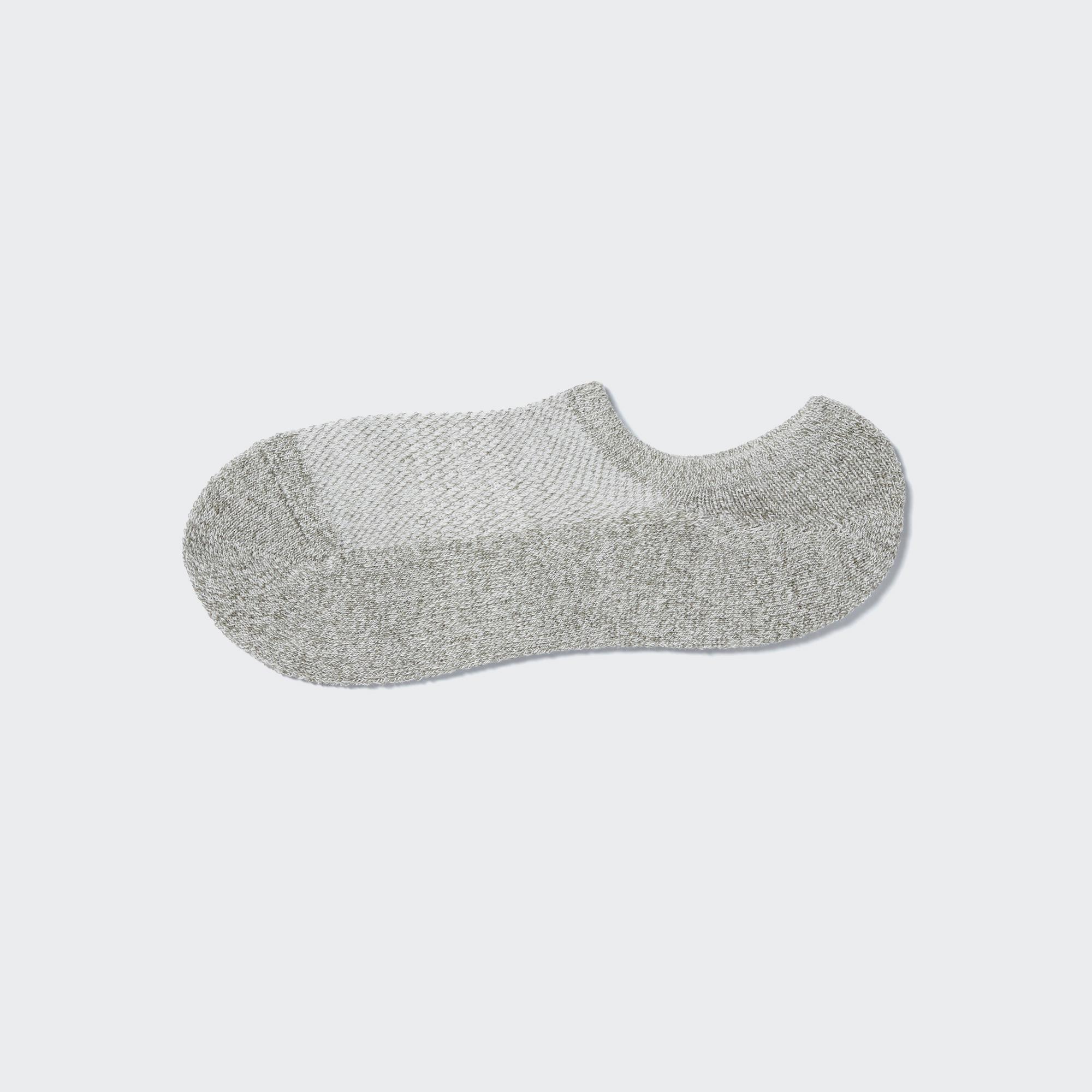 Mens Pile Low-Cut Socks with Odor Control Gray US8-US11 UNIQLO US Product Image