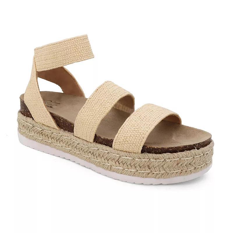 Yoki Chiara 10 Womens Espadrille Platform Sandals Product Image