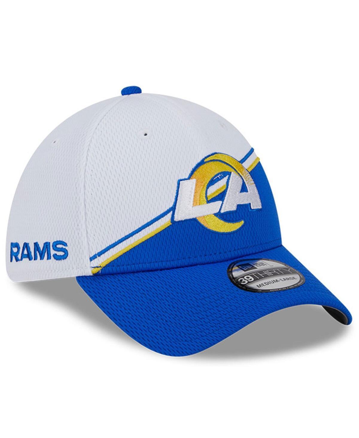 Mens New Era White Los Angeles Rams 2023 Sideline 39THIRTY Flex Hat - White Product Image